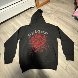 Spider Black Hoodie Sweater
